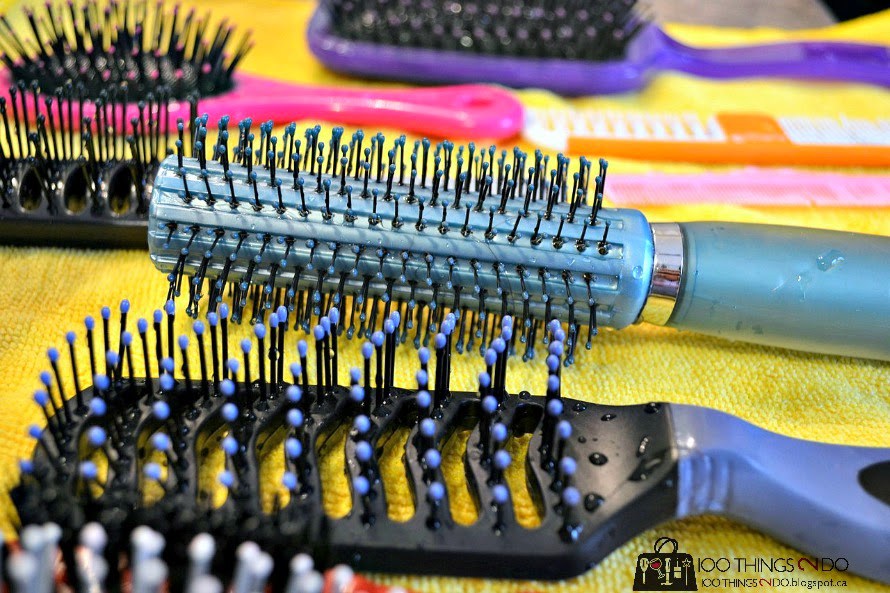 How to clean your hair brush, cleaning hair brushes, why you should clean your hair brush