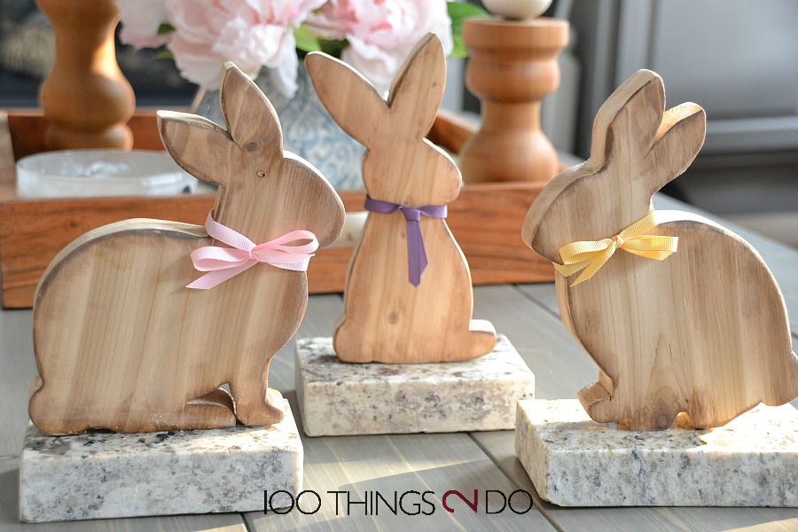 Easter decor, wood bunny, DIY easter decoration, bunny, Easter bunny, scrapwood project