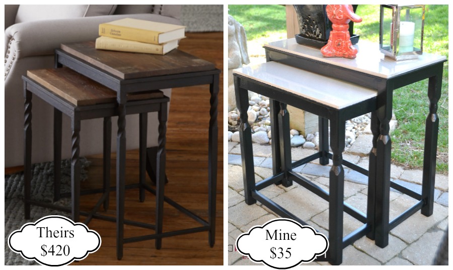 DIY Nesting tables, Nesting table, nesting table building plans, free building plans, patio table, side tables, DIY side table