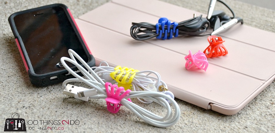 Organizing power cords, cord organization, cord wraps, dollar store organizing, ipad cord, iphone cord, cord storage