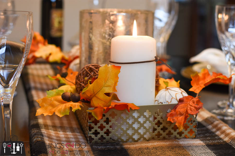 Fall tablescape, Thanksgiving tablescape, Fall dining room, Autumn dining room, Fall table setting, Autumn table setting