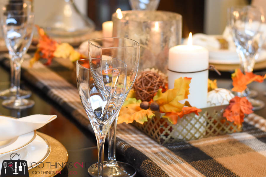 Fall tablescape, Thanksgiving tablescape, Fall dining room, Autumn dining room, Fall table setting, Autumn table setting