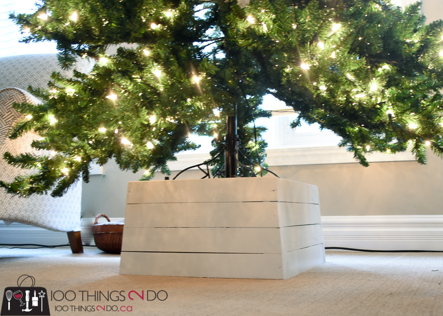 DIY Christmas tree stand, DIY Christmas tree box, Christmas tree base, how to build a wooden Christmas tree base