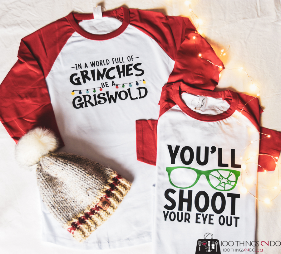 Christmas shirt, You'll shoot your eye out shirt, A Christmas Story shirt, DIY Christmas shirt