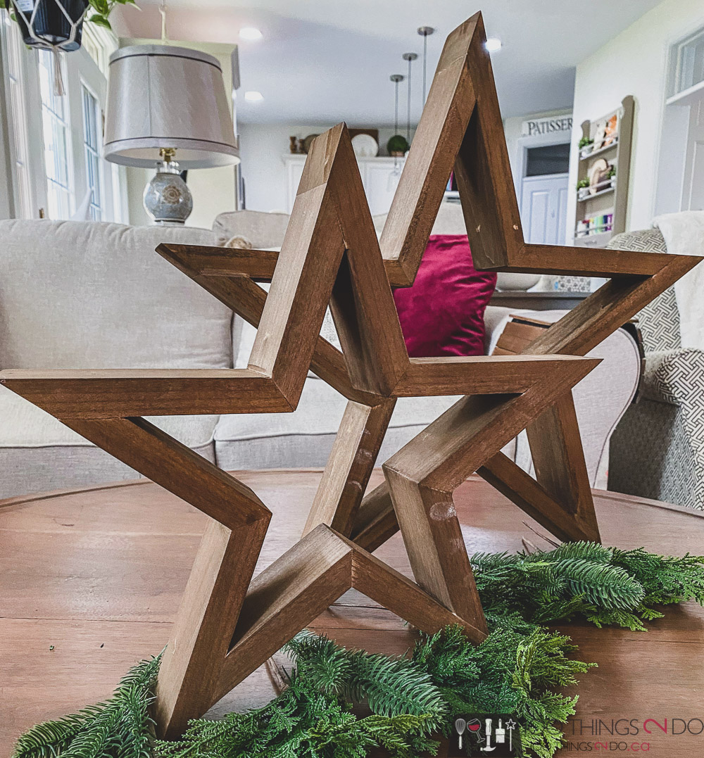 wood star, wooden star, scrap wood star