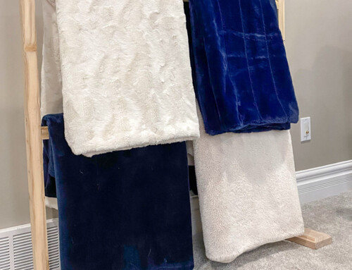 How to make a simple blanket rack / quilt rack