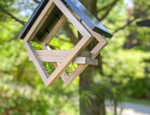 Make your own modern bird feeder