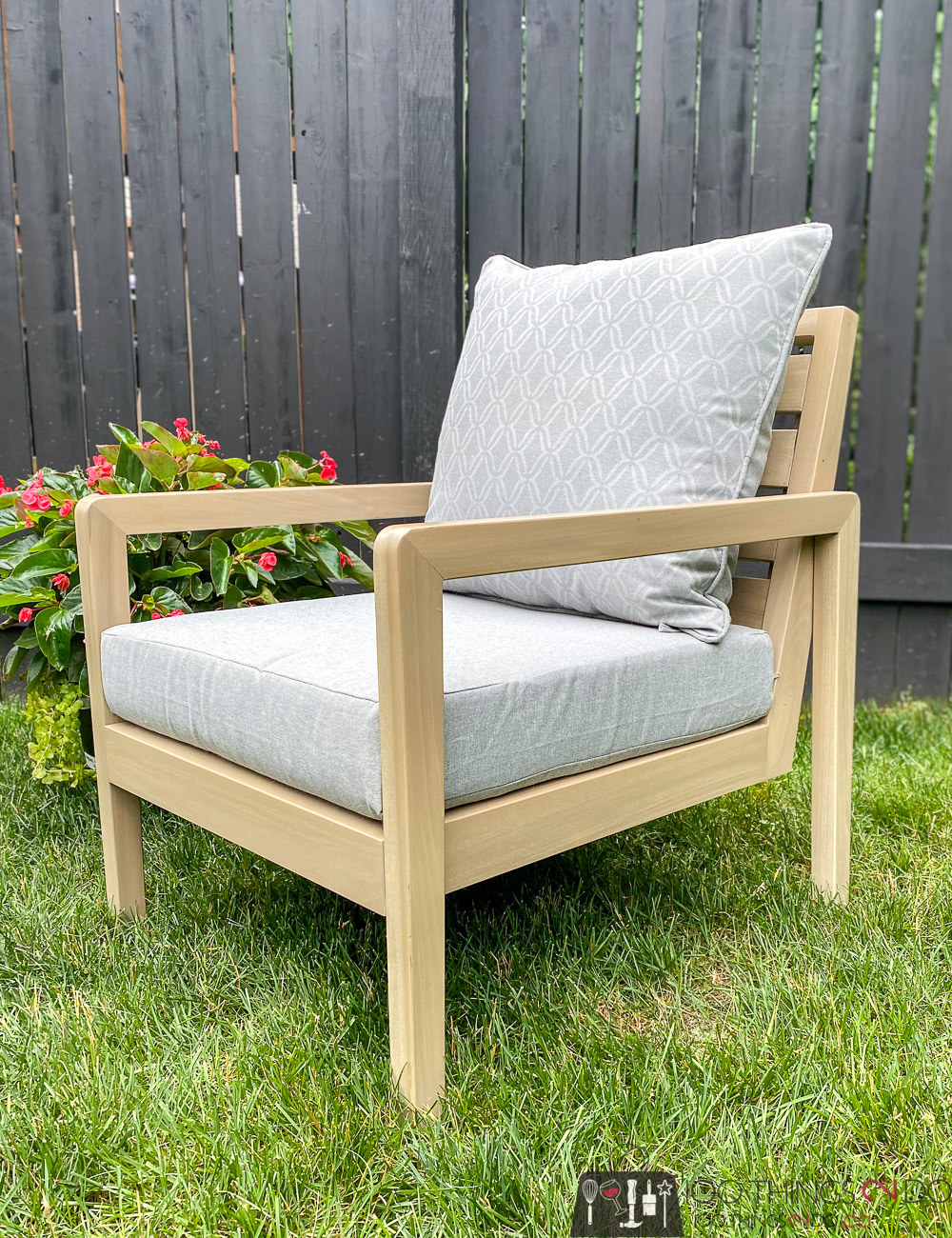 modern outdoor chair, DIY chair, outdoor chair, patio chair