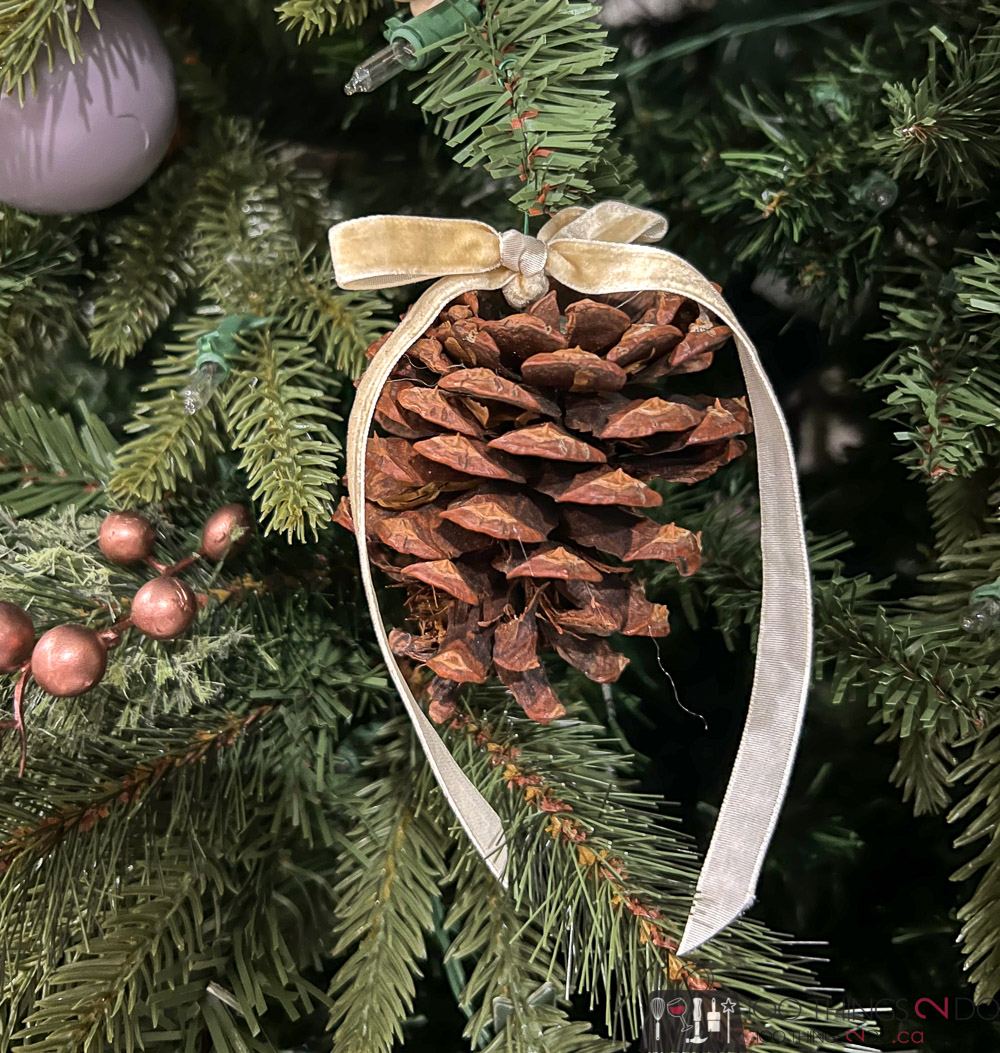 Pinecone ornaments